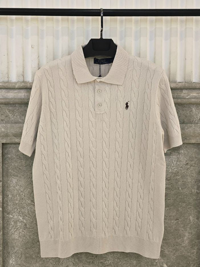 Knitted Style Golf Tshirts