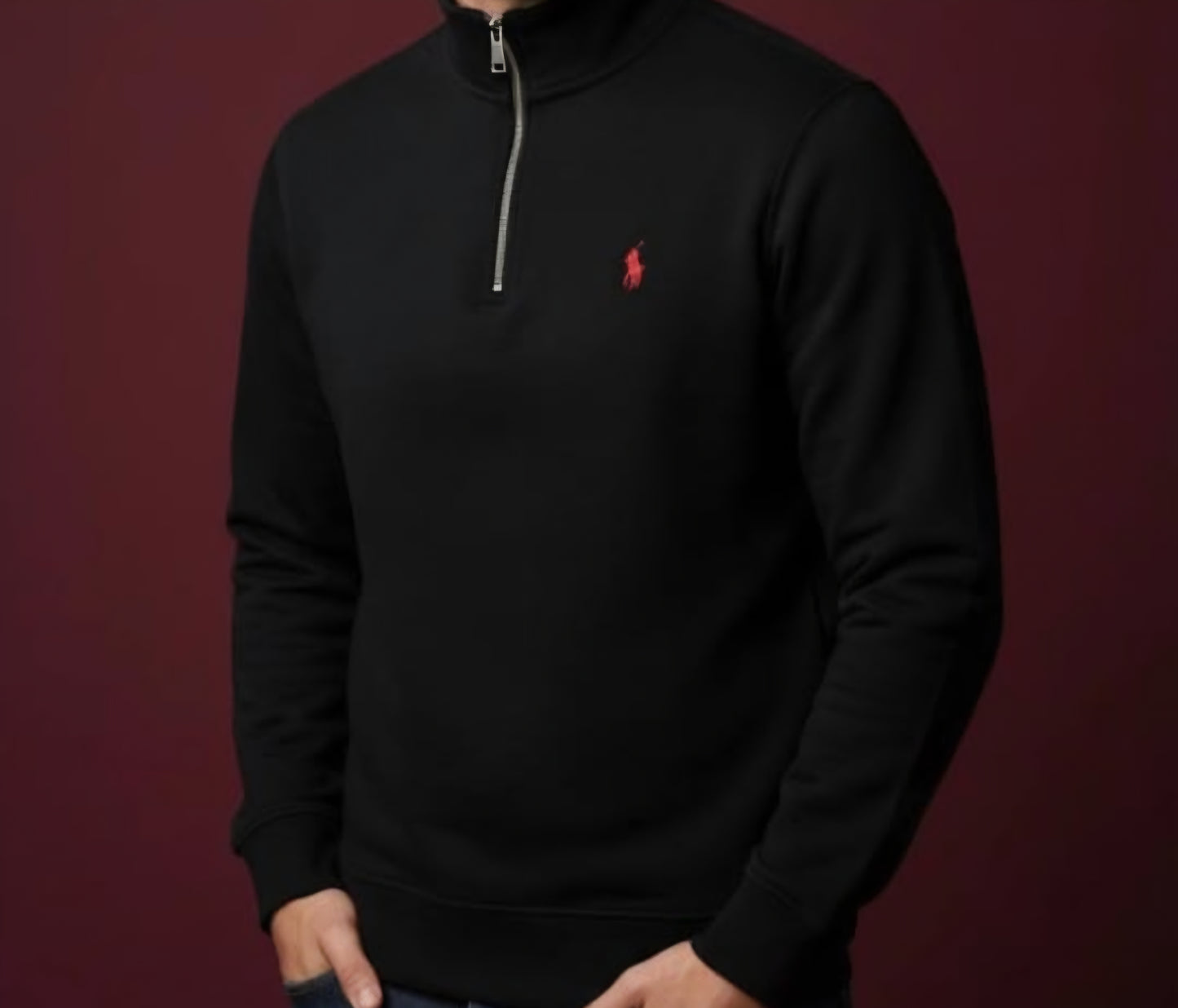 Polo Quarter Zip Sweaters