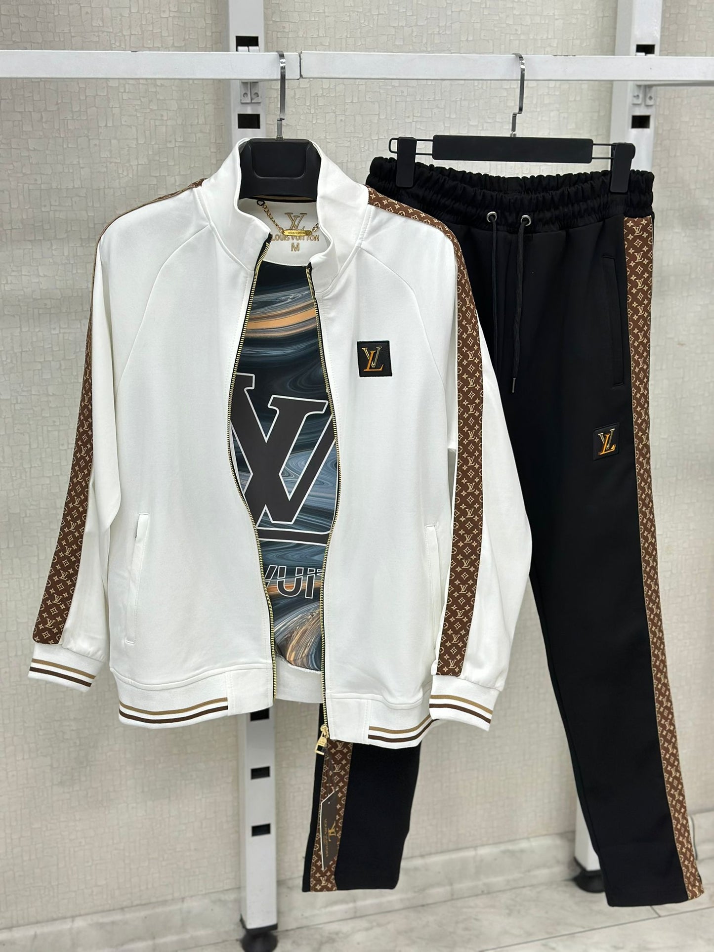 Louis Vuitton Style Premium Tracksuit