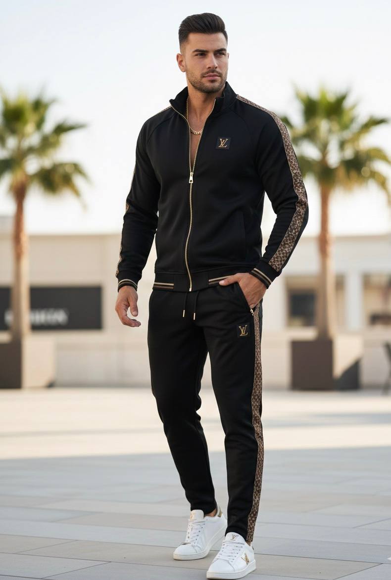 Louis Vuitton Style Premium Tracksuit