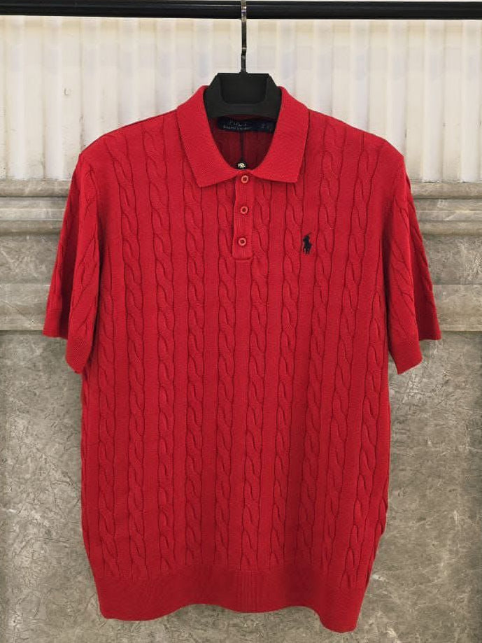 Knitted Style Golf Tshirts