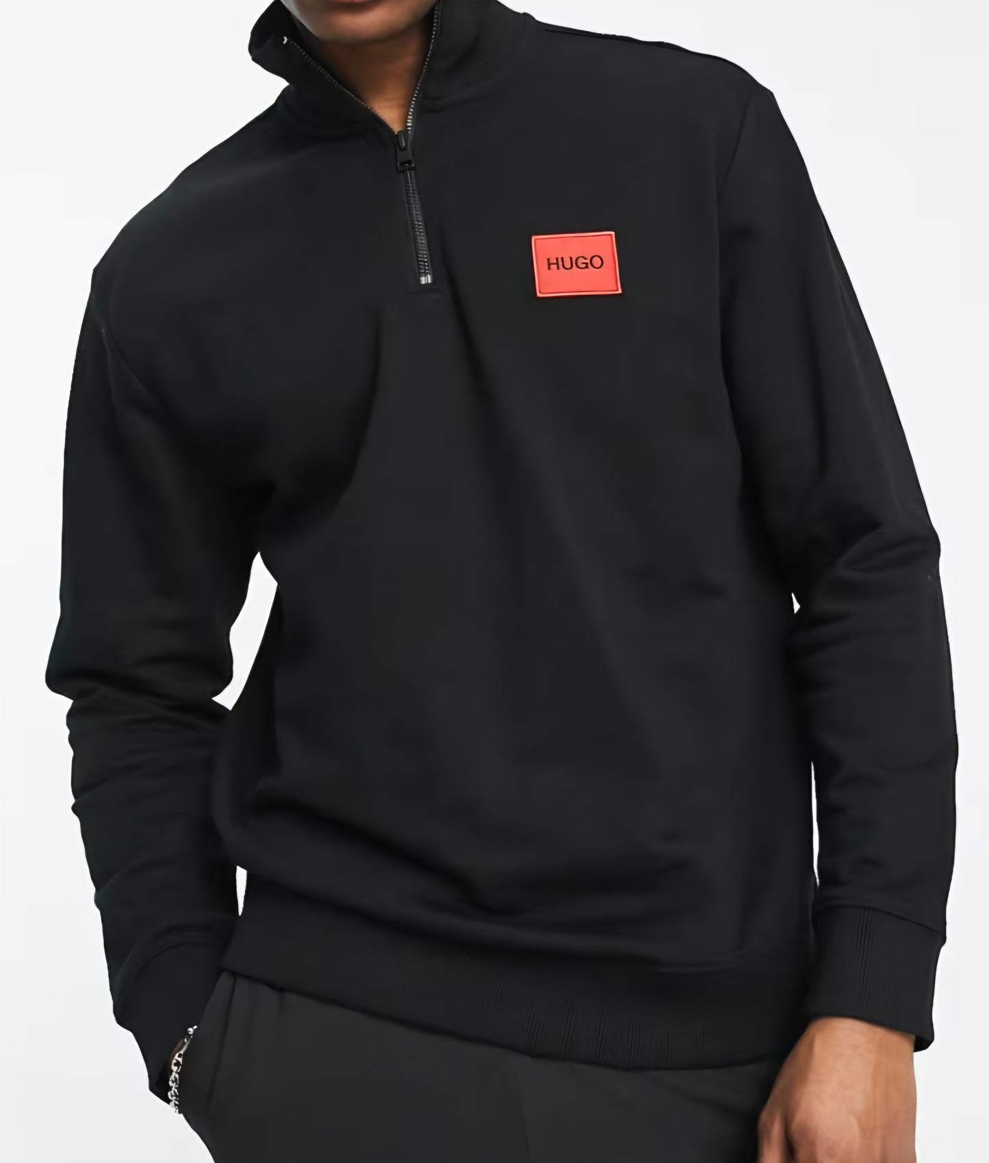 Hugo Style Quarter Zip Sweatshirt