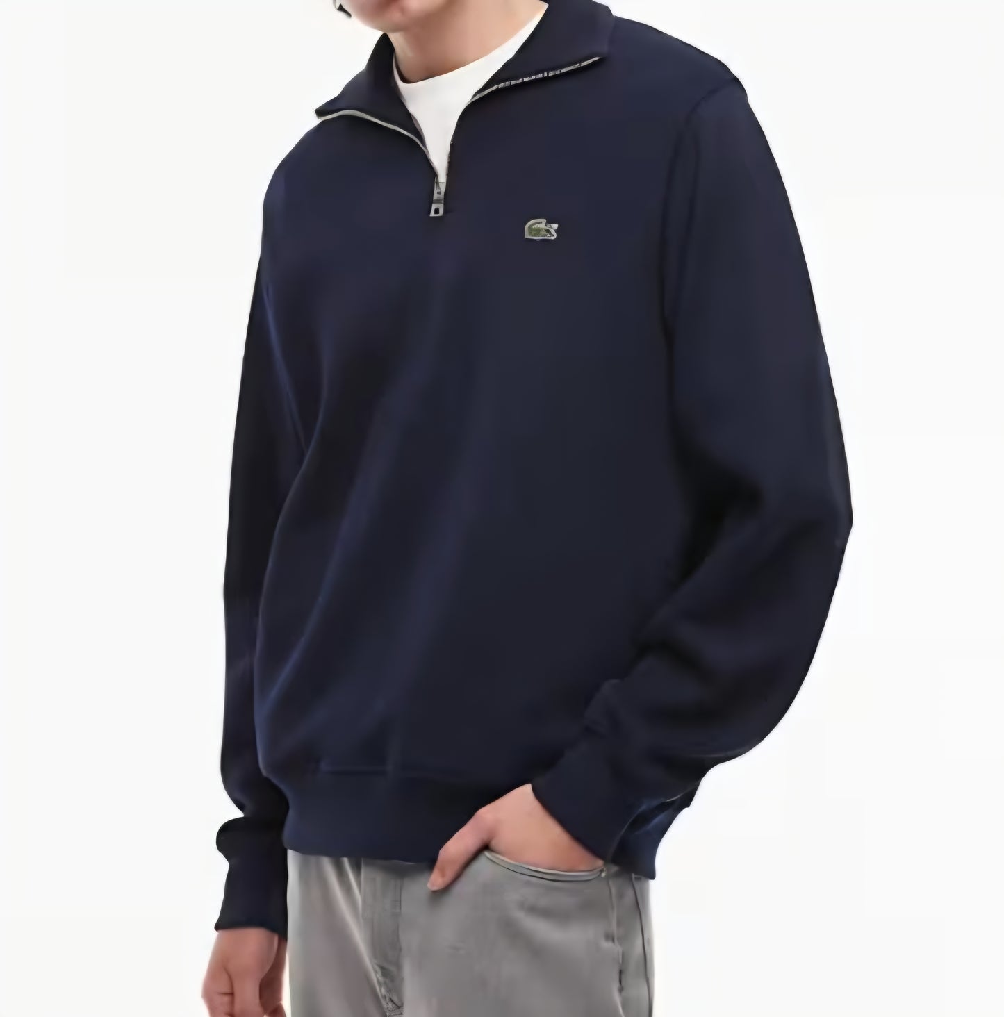 Lacoste Style Quarter Zip Sweatshirt