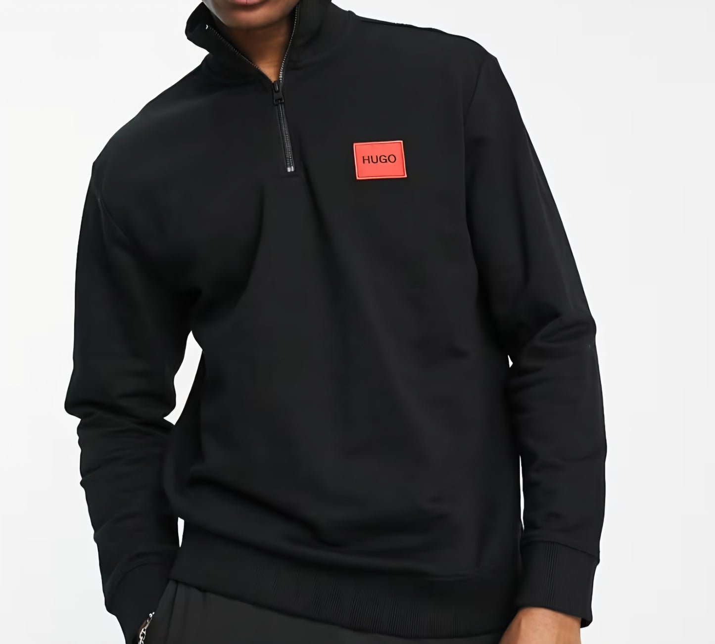 Hugo Style Quarter Zip Sweatshirt